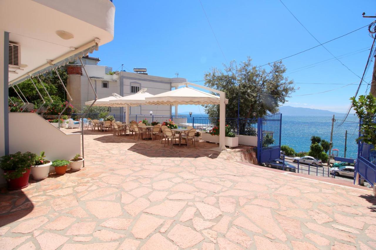 Murati Suites Sarande Bagian luar foto
