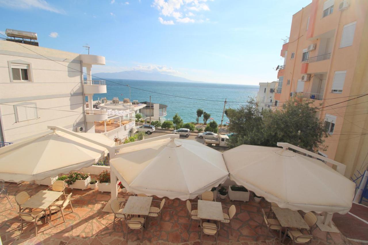 Murati Suites Sarande Bagian luar foto