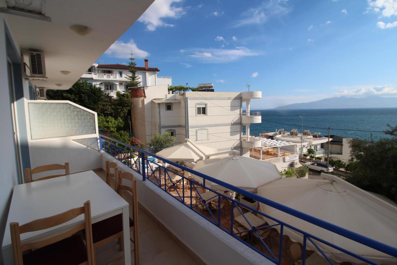 Murati Suites Sarande Bagian luar foto