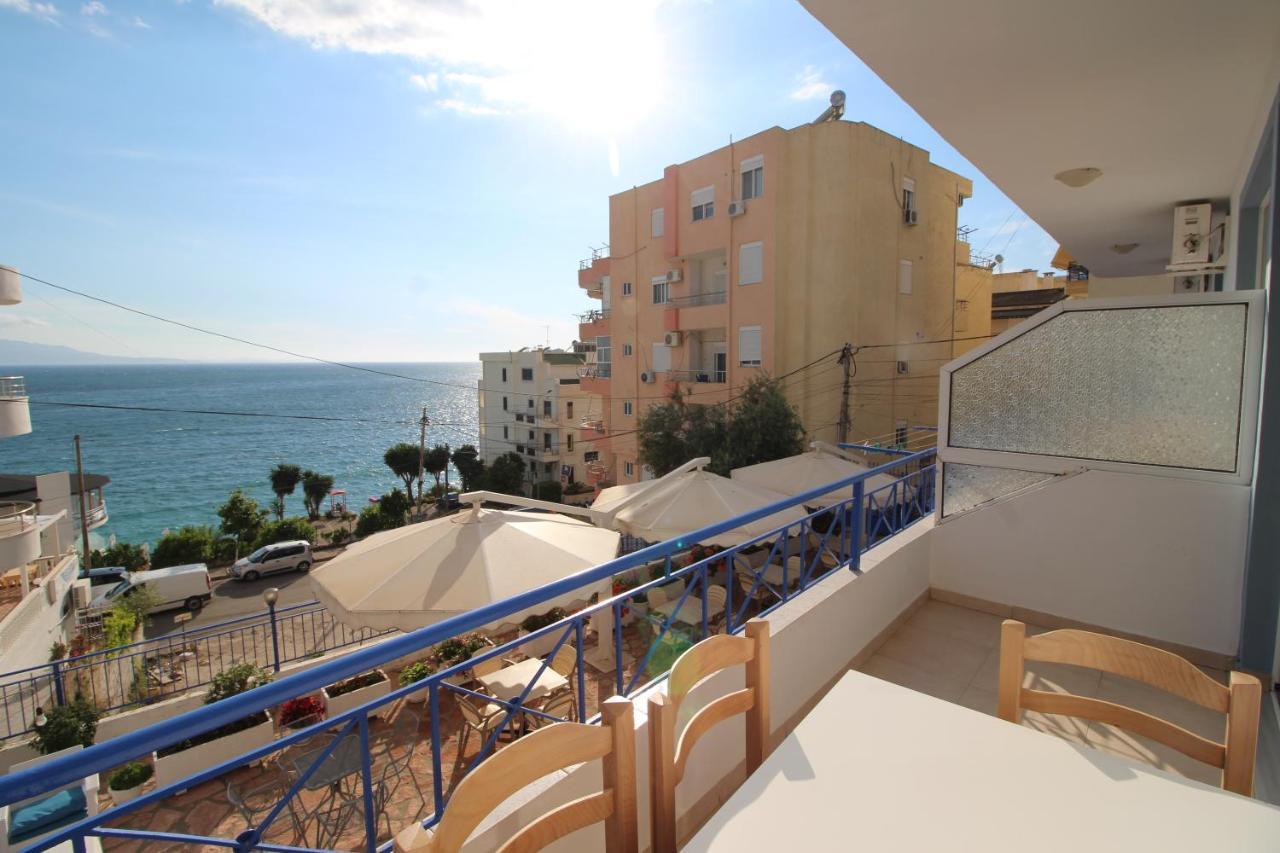 Murati Suites Sarande Bagian luar foto