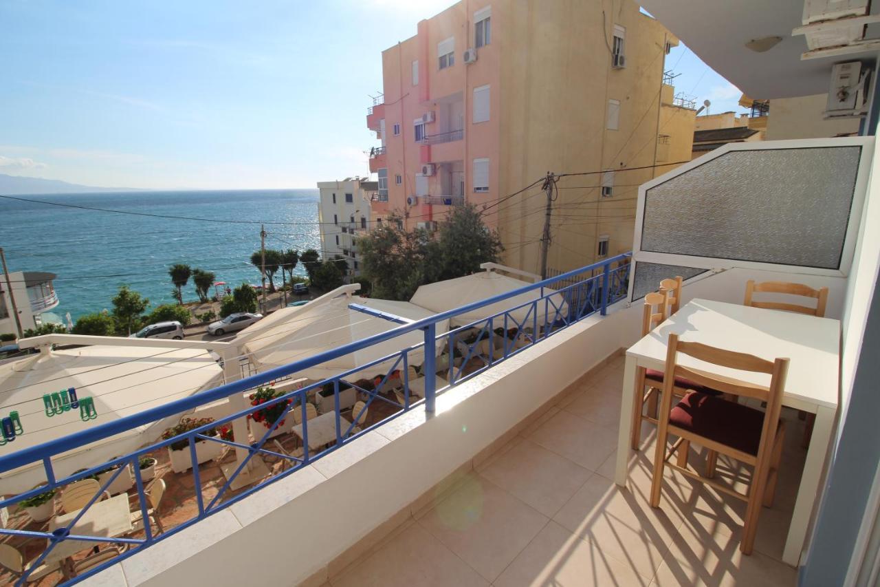 Murati Suites Sarande Bagian luar foto