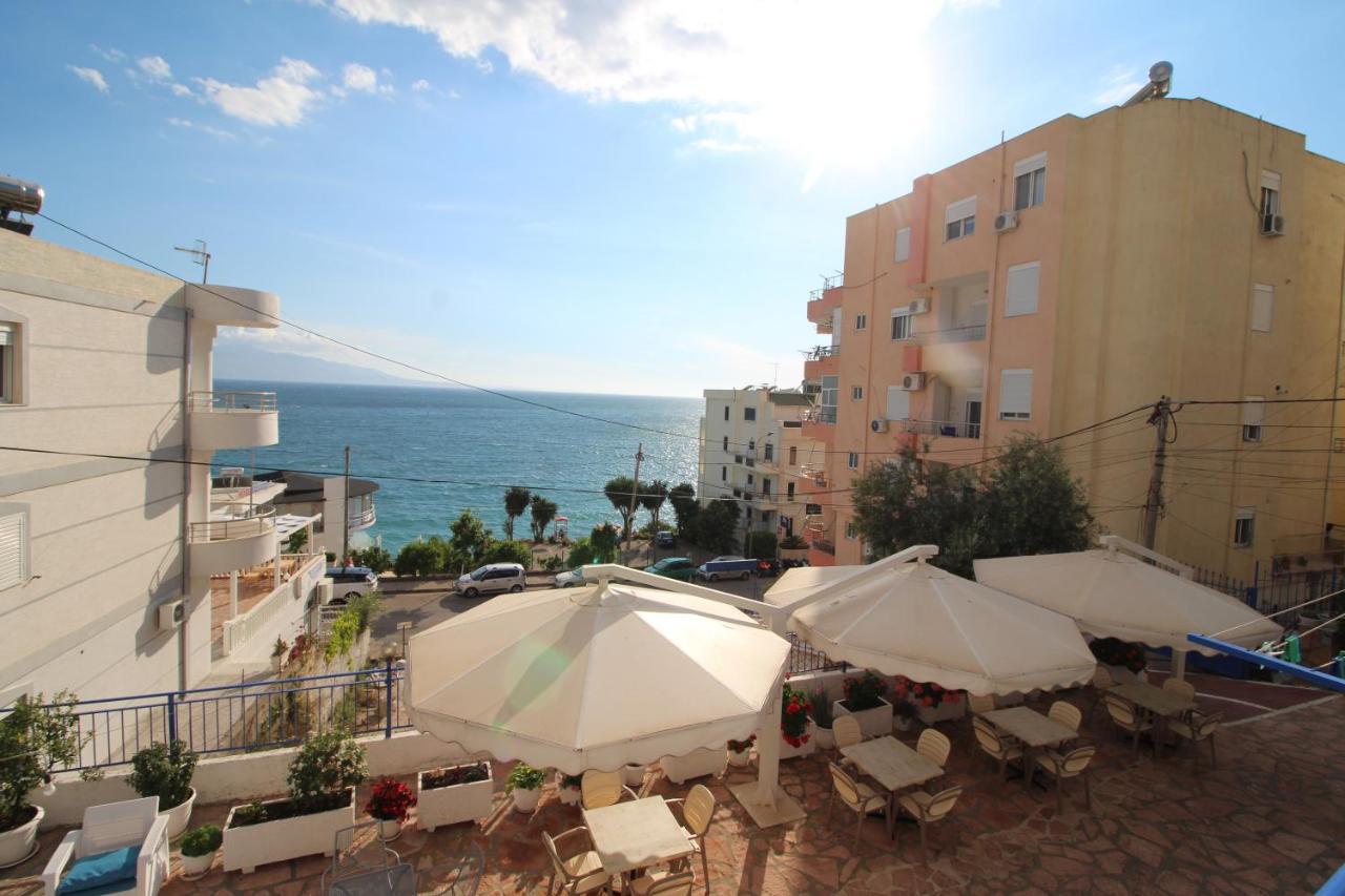 Murati Suites Sarande Bagian luar foto