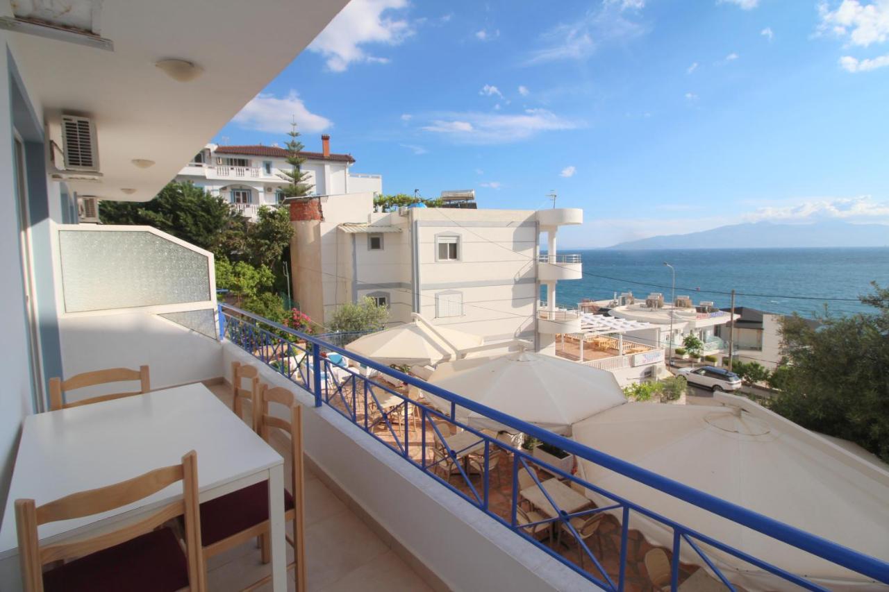 Murati Suites Sarande Bagian luar foto
