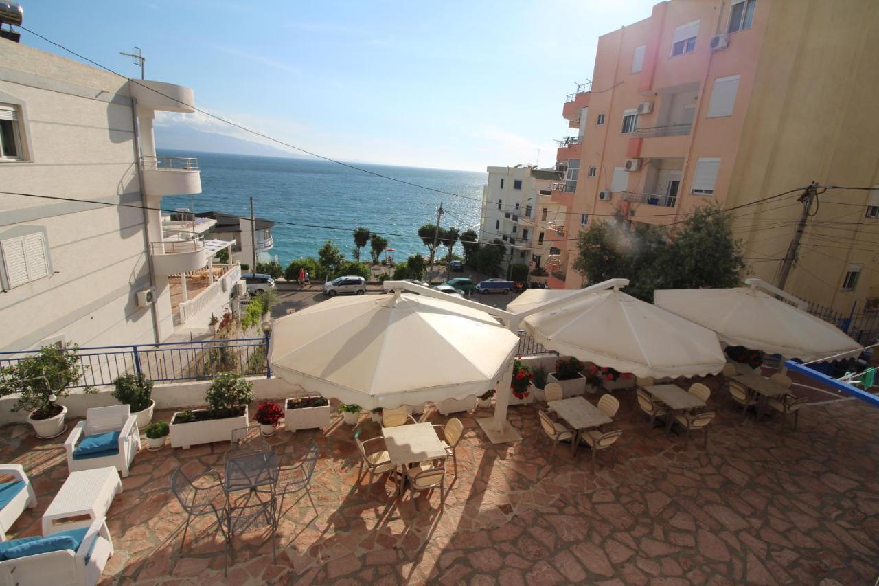 Murati Suites Sarande Bagian luar foto